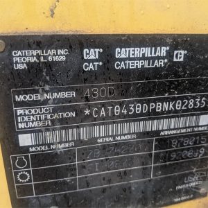 2002 CATERPILLAR 430D