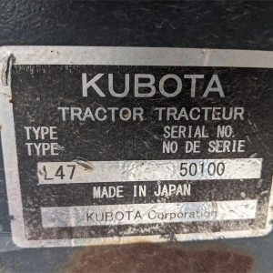 2016 KUBOTA L47
