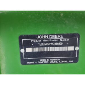 2017 John Deere 6120M