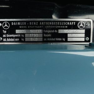 1959 Mercedes-Benz 220S Sunroof Coupe