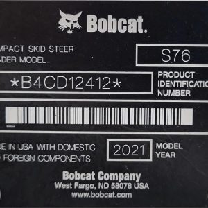 2021 BOBCAT Skid Steers S76